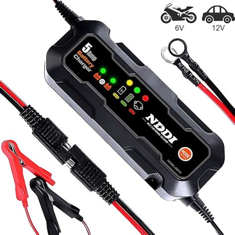Nddi Automatic Battery Charger 6v 12v 5000ma Quick Smart Trickle