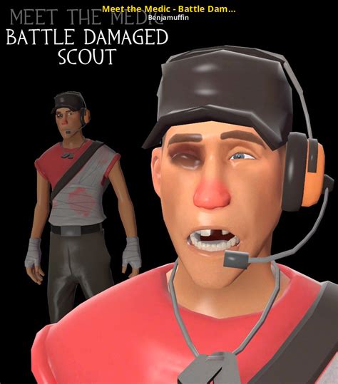 Meet The Medic Battle Damaged Scout Team Fortress 2 Mods