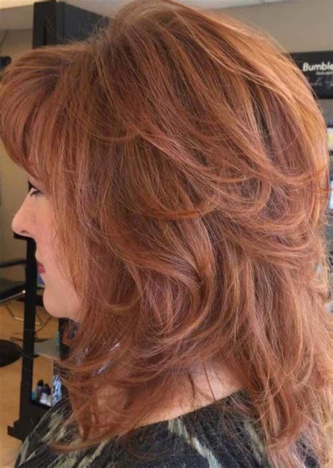 Haircuts And Hairstyles For Women Over 50 Red Spring Layers