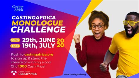 Casting Africa Organises Monologue Challenge Ghana Weekend