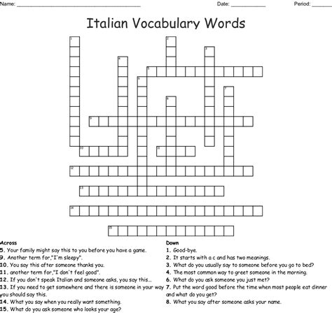 Beginner Italian Worksheets Printable Sheet Education