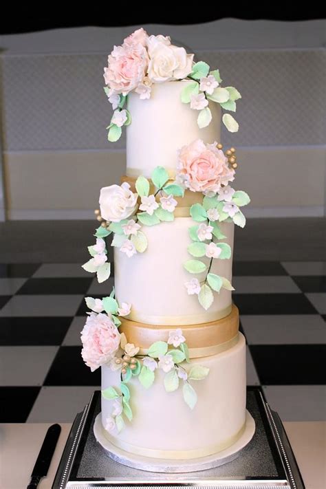 Maybe you would like to learn more about one of these? Oriental Spring Blossom Wedding Cake - cake by Rosewood ...