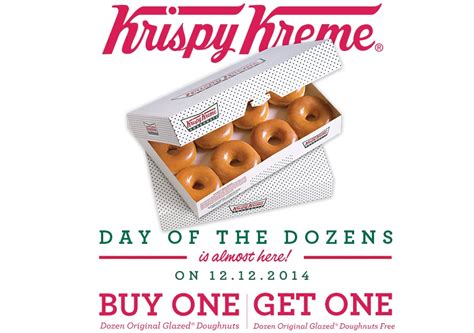 Krispy Kreme Celebrates Day Of The Dozens With Glazed Doughnut Bogo