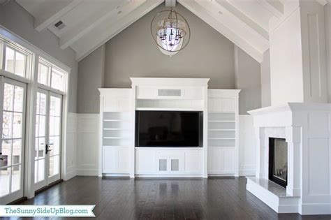 Cathedral ceiling paint idea living room paint vaulted ceiling. Wall color is Frazee Paint- Seattle | Pick a Paint Color ...