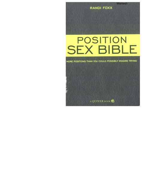 Mister Apex The Sex Position Bible Page 1 Created With Publitas