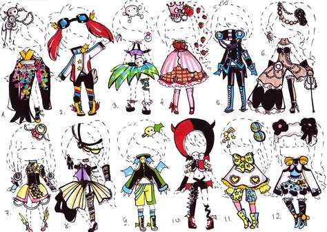Closed Magical Outfits By Guppie Adopts Anime Drawings Sketches