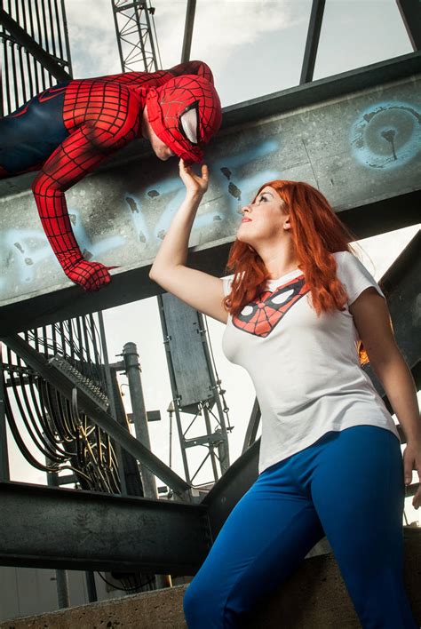 spidey and mj cosplay by theportraitdude on deviantart