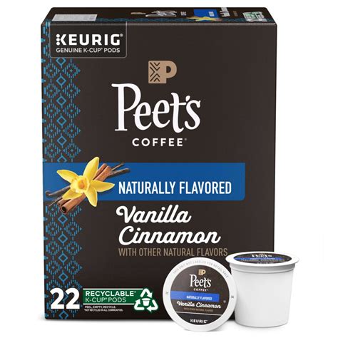 Peets Coffee Flavored K Cup Pods Vanilla Cinnamon The Market Depot