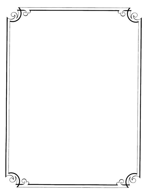Black Border PNG Image | PNG All