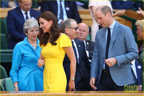 Duchess Kate Middleton And Prince William Watch Mens Wimbledon Final