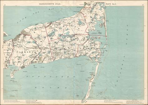 Map Of Barnstable County Cape Cod Massachusetts Barry Lawrence