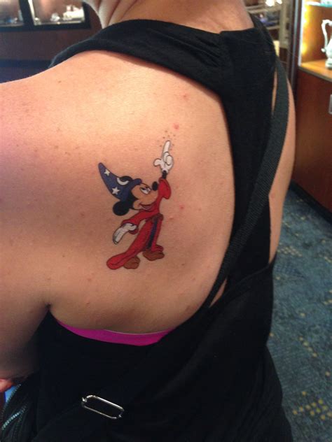 Mickey and minnie are probably two of the most popular disney characters, and they are perfect choices to match your legs or thighs. My temp tattoo from downtown disney . Soon to be real ...