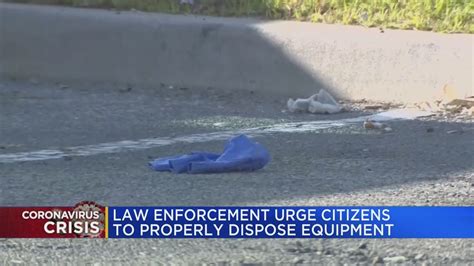 law enforcement urge citizens to properly dispose equipment youtube