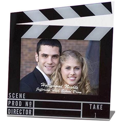 Imprinted Clapboard Frame Shindigz Clapboard Hollywood Party Theme