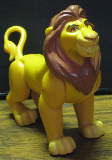 Disney Lion King Mufasa Burger King 3 Action Figure 1994 Vintage