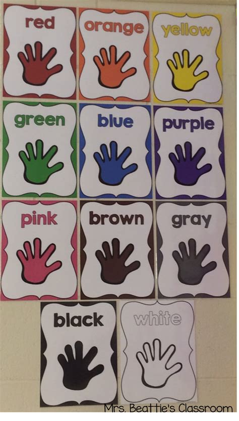 Use These Colorful Posters From Mrs Beatties Classroom To Dress Up