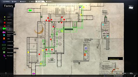Escape From Tarkov Factory Loot Map Maps For You
