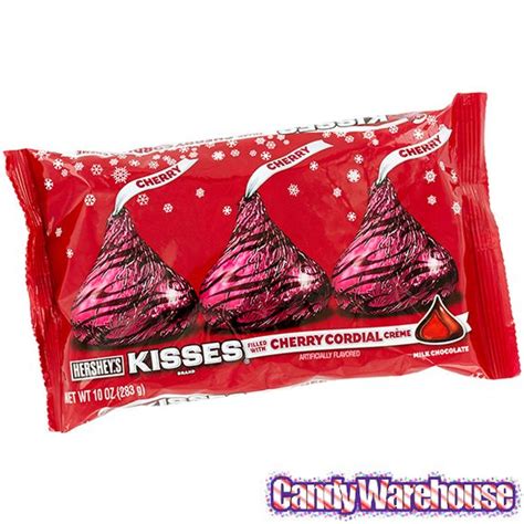 Hersheys Kisses Milk Chocolates With Cherry Cordial Creme Filling 60
