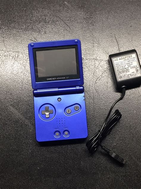 Nintendo Game Boy Advance Sp Ags 001 Cobalt Blue Handheld System