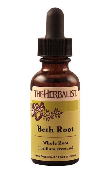 Beth Root Liquid Extract The Herbalist
