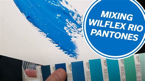 Wilflex Rio Pantone Mixing With Gsg Youtube