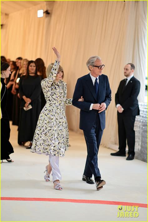 Anna Wintour Bill Nighy Make Red Carpet Debut At Met Gala After Years Of Dating Rumors