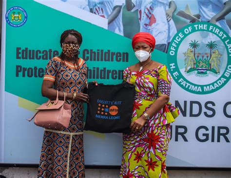 unfpa support hands off our girls with dignity kits the office of the first lady republic of