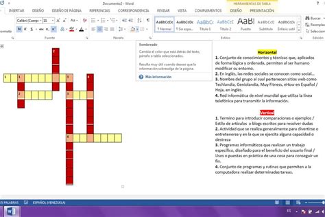 Cómo Hacer Un Crucigrama En Microsoft Word Techlandia