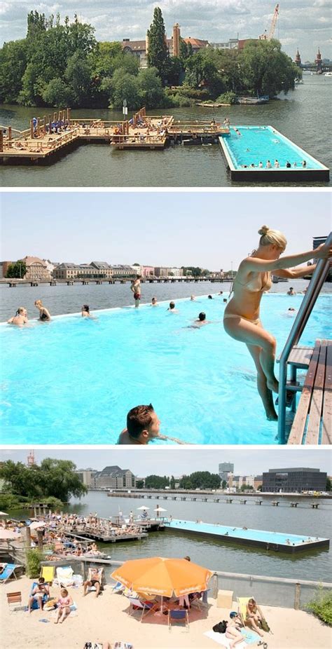 Badeschiff Berlins Floating Pool