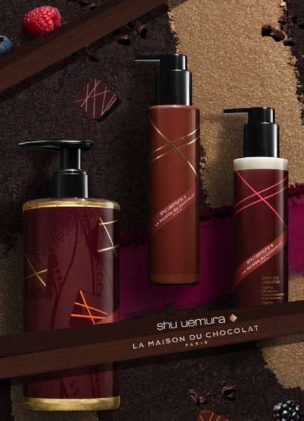 shu uemura y La Maison du Chocolat lanzan una colección capilar