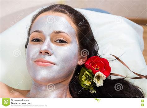 Beautiful Girl At Spa Procedures Stock Image Image Of Face Care 74561491