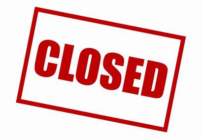 Closed Sign Graphic Closure Closures Center Fitness