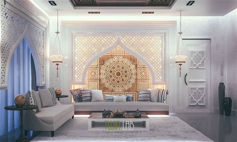 Modern Islamic Interior Design On Behance Islamic Interior Design