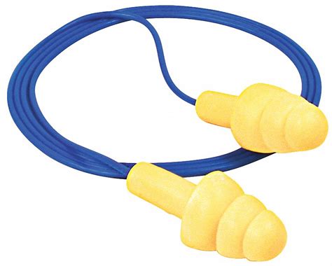 3m Flanged Ear Plugs 25db Noise Reduction Rating Nrr Corded M