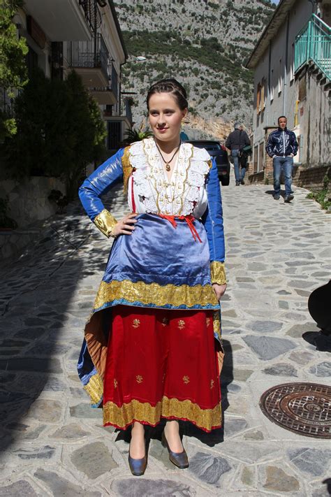 Arbereshe Calabria Albanian Culture Traditional Outfits Italy Costume