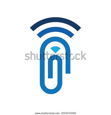 Wifi Clip Logo Icon Design Stock Vector Royalty Free 1052513960