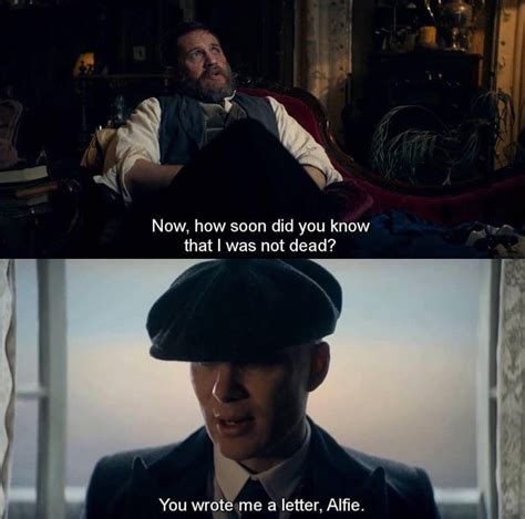 Peaky Blinders Cillian Murphy And Tom Hardy As Thomas Shelby And Alfie Solomans S5 💙 Citaten