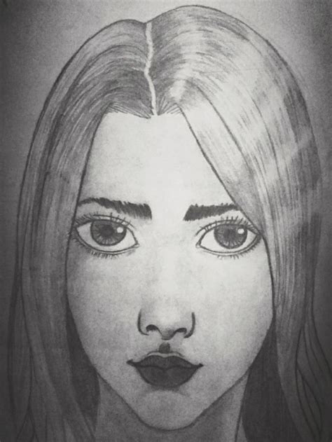 Pencil Sketch Girl Face Drawing Girl Face Drawing Sketches Of Girls