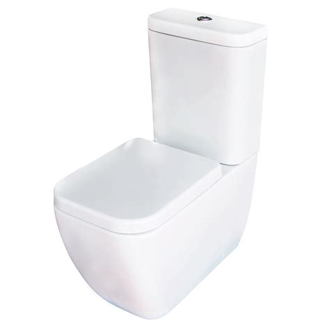 Cooke And Lewis Affini Contemporary Close Coupled Toilet With Soft Close