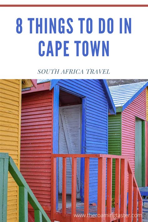 8 Things To Do In Cape Town South Africa Cape Town South Africa Travel