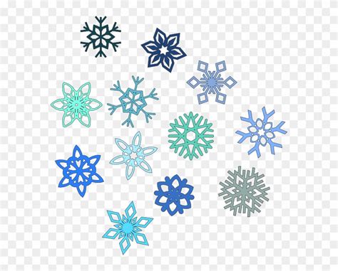 Animated Snowflake Clip Art Transparent Background Snowflake Clipart