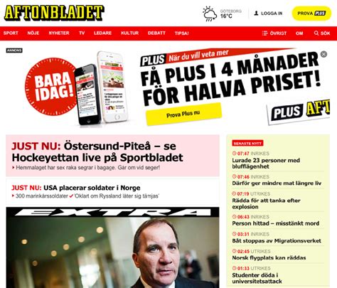 aftonbladet se ettan desktop - Aftonbladet