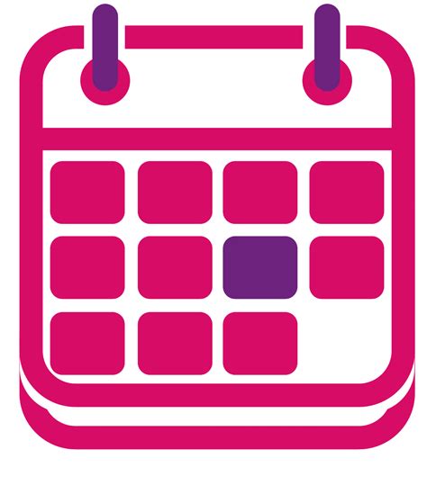 Krikart Imágenes Libres De Derecho De Autor Icono Calendario Rosa