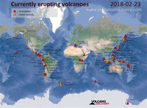 See How Many Volcanos Are Erupting Right Now
