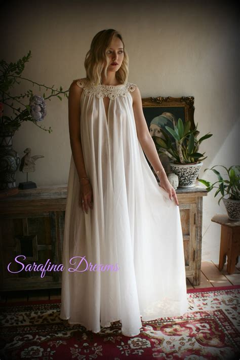 100 Cotton Nightgown Jane Austen Full Sweep Lingerie Etsy