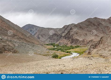 Mongolia Landscape Altai Tavan Bogd National Park In Bayar Ulgii Stock