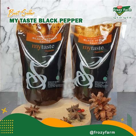 Jual My Taste Saus Black Pepper Gram My Taste Lada Hitam Shopee