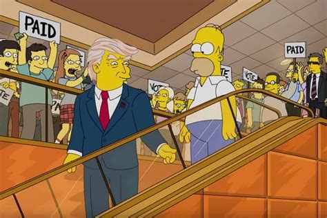 the simpsons predicted president trump 16 years ago as ‘a warning to america it was going insane