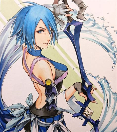 Aqua Kingdom Hearts And 1 More Drawn By Hikonyaaa Danbooru