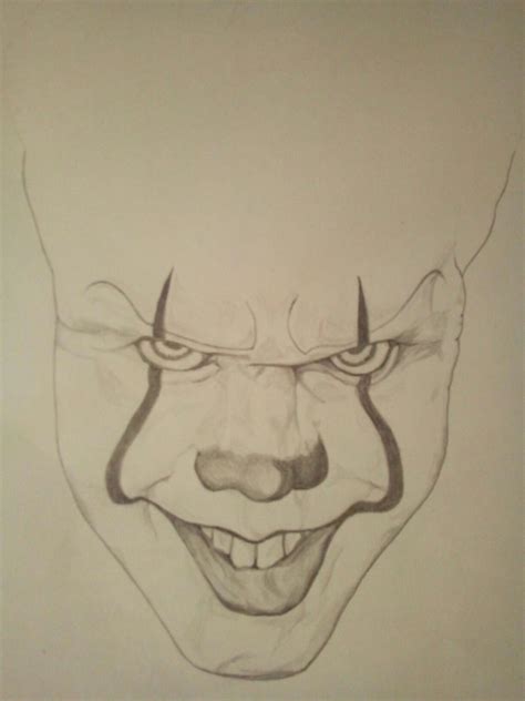 It El Payaso Pennywise Sketches Scary Drawings Drawing Sketches